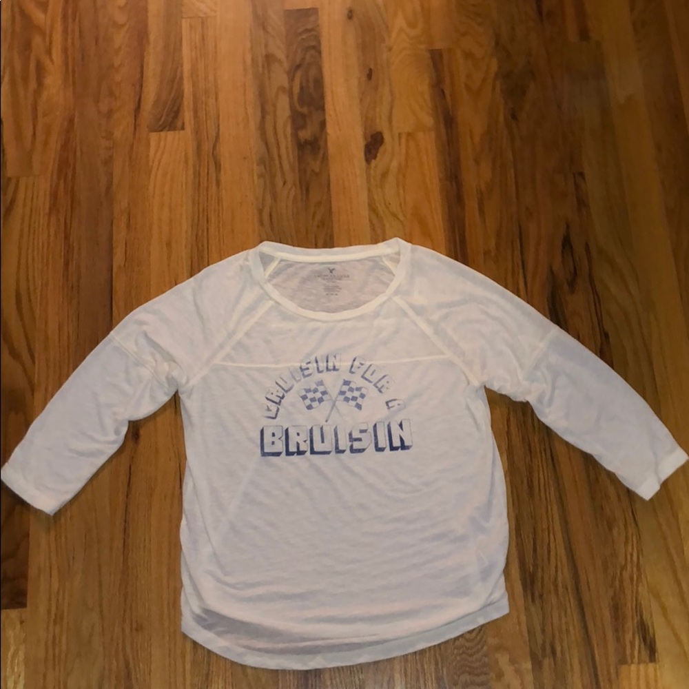 American Eagle Cruisin for a Bruisin 3/4 shirt